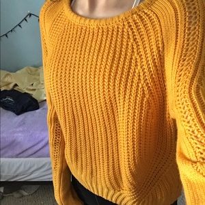 Yellow Knit Sweater